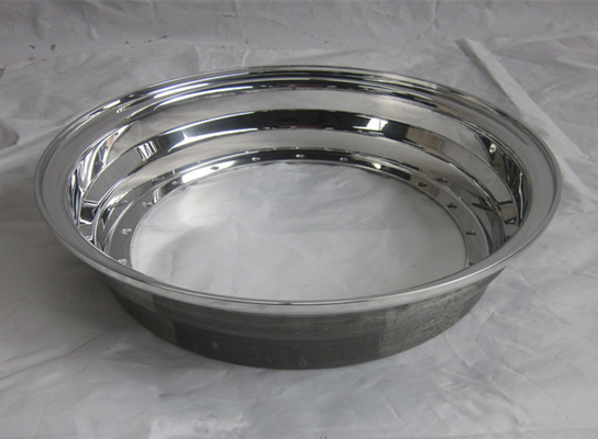 B3R05 3-Piece Outer Rims Standard Lip Step Lip Polish Barrel Aluminum Alloy 6061