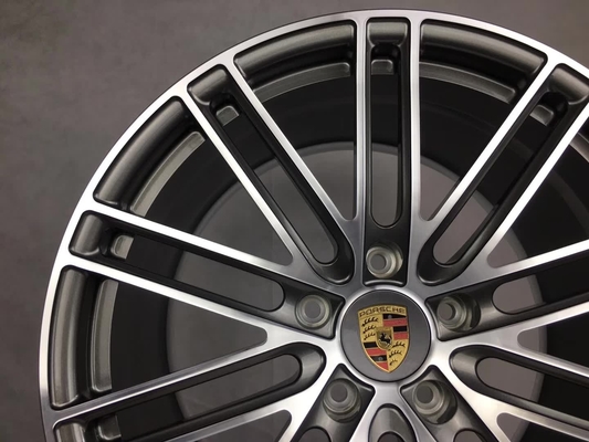 Cheap Custom 21-Inch Porsche 911 Turbo Design OEM Wheel 10 Spokes Titanium dark